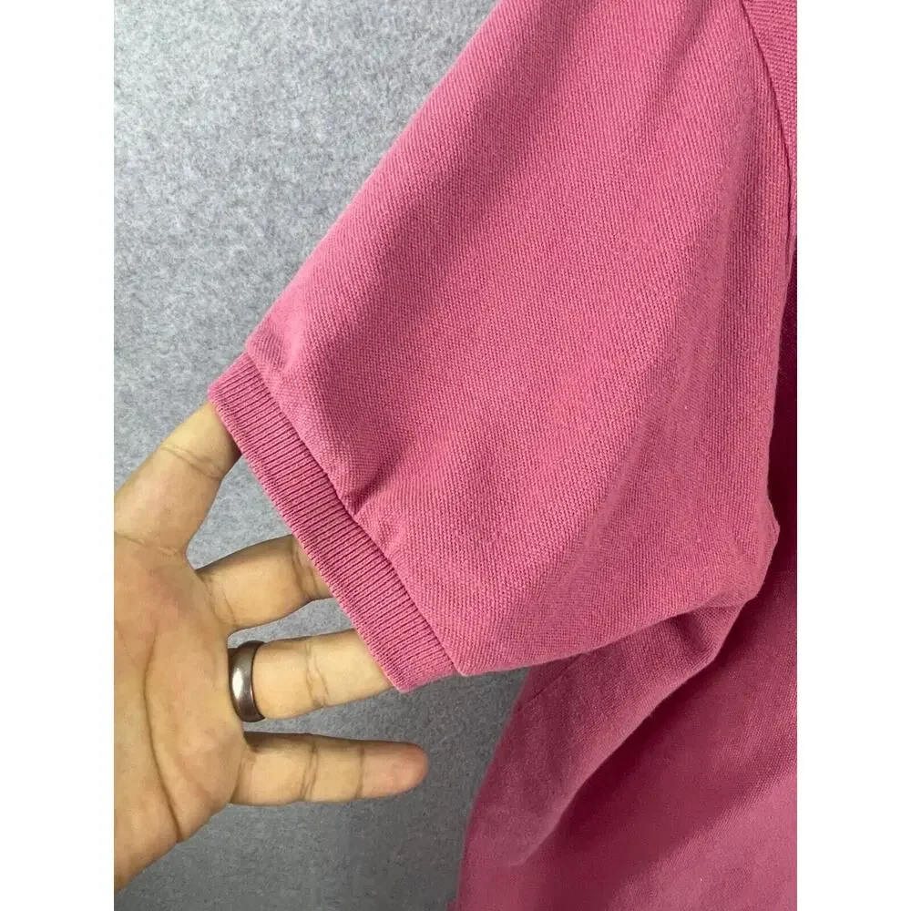 VTG Ralph Lauren Polo Shirt Men's 2XL Purple Plum Short Sleeve Made‎ in USA